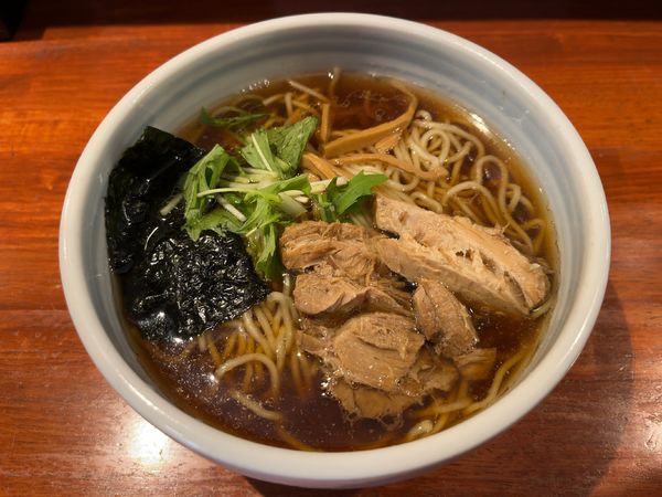 「江戸醤油ら〜麺」@麺屋 江武里の写真
