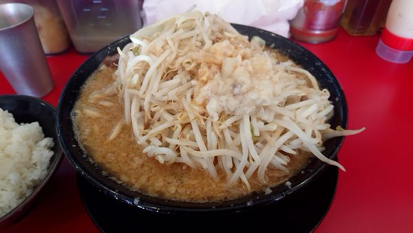 「コテ野菜ラーメン ライス大盛」@家系ラーメン 王道 神道家の写真