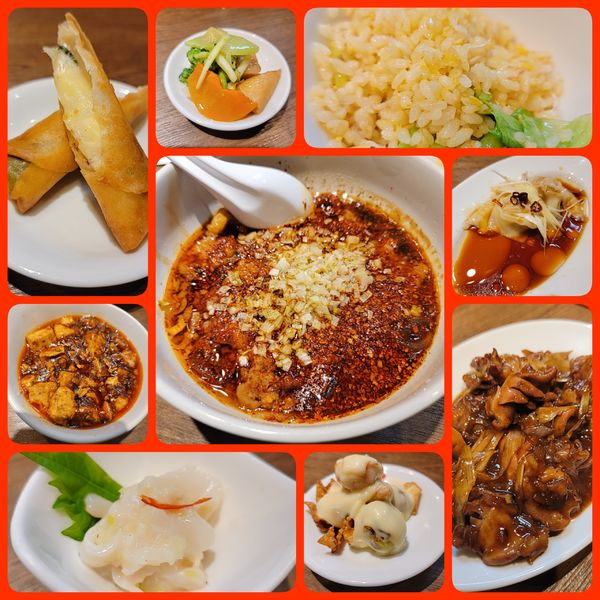 「【ラーメンコース】水煮牛肉 カニレタスチャーハン 他」@雲呑麺のお店 おんわの写真