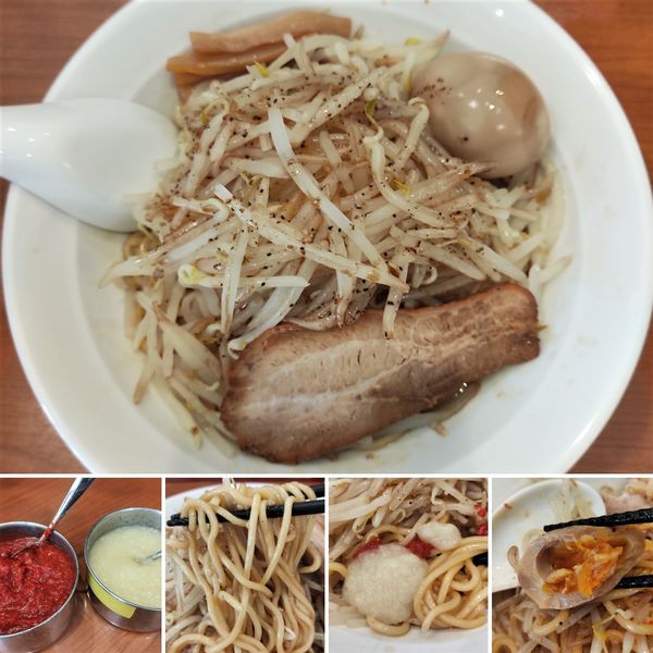 「まぜそば＋味玉＝850円」@中華そば 七麺鳥の写真