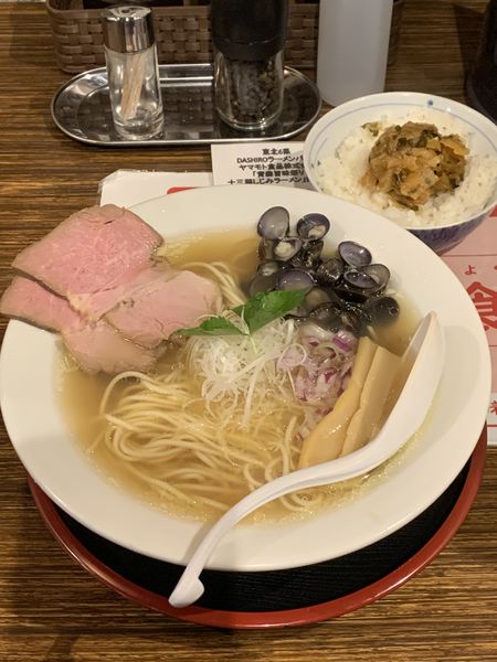 「【限定】十三湖しじみラーメン ランチ飯」@だし廊 -DASHIRO-の写真