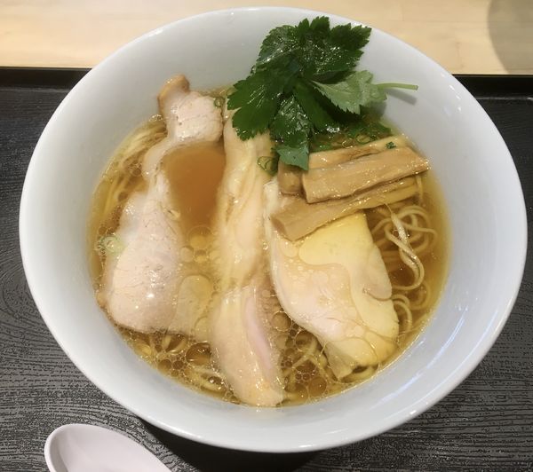 「鶏醤油ラーメン」@超純水採麺 天国屋の写真