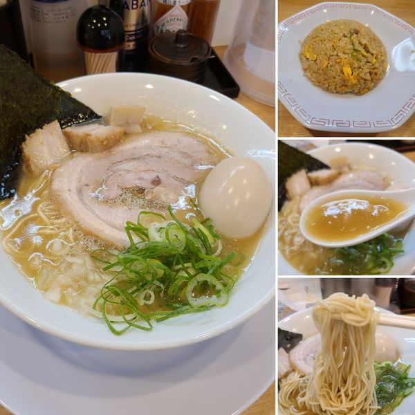 「特製鷄白湯らーめん¥900 チャーハン(小)¥250」@麺屋 瑞風の写真