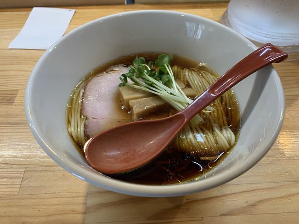 「（竹）中華そば（醤油）　750円」@自家製麺 くろ松の写真