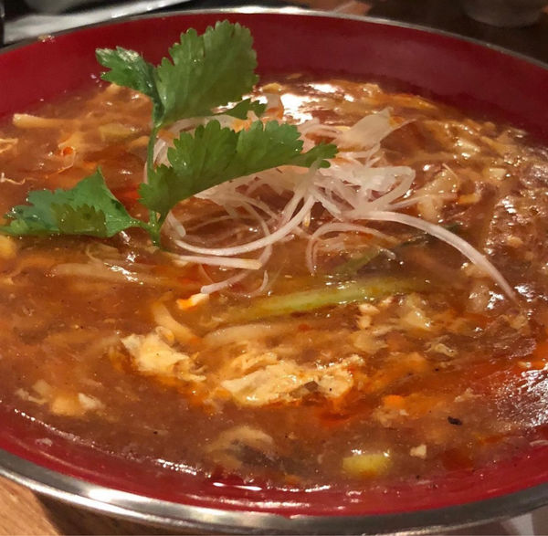 「酸辣湯麺」@新潟 三宝亭東京ラボ 中目黒店の写真