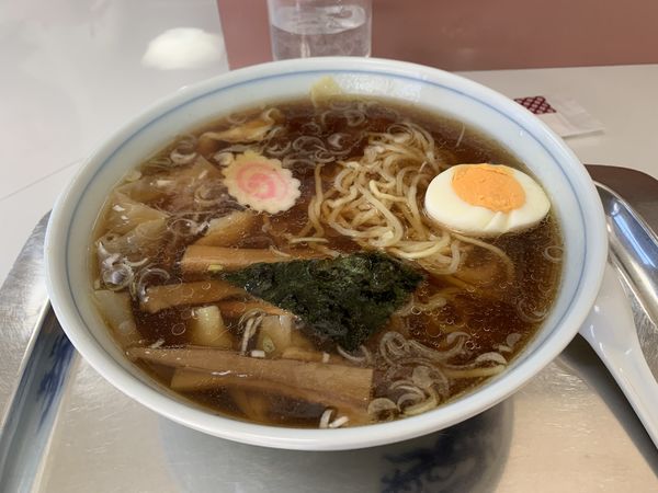 「ワンタンメン麺少なめ（850円）」@ラーメンハウス中島の写真