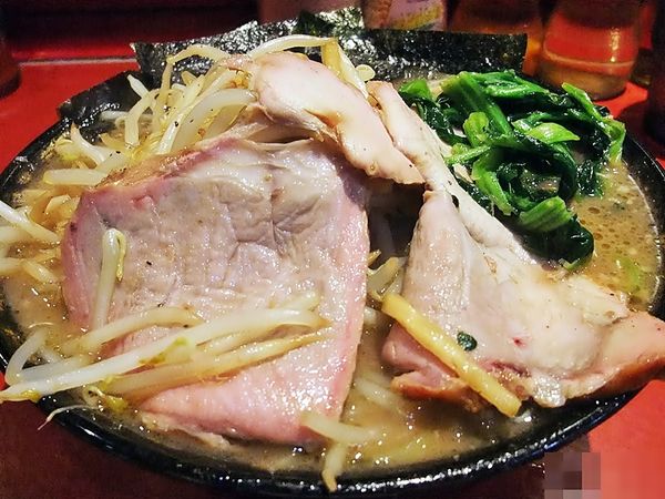 「チャーシューメン 竹の子もやし」@厚木家の写真