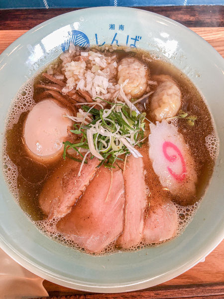 「特製烏賊煮干しそば」@湘南しんばの写真