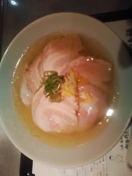 「しおチャーシュー麺　飯田商店　-新たなる扉-(1390円)」@らあめん花月嵐 馬橋店の写真
