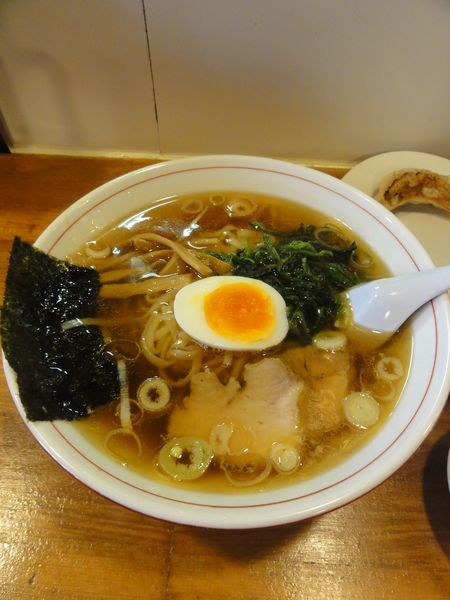 「中華そば、中瓶、餃子」@佐野ラーメン たかのの写真