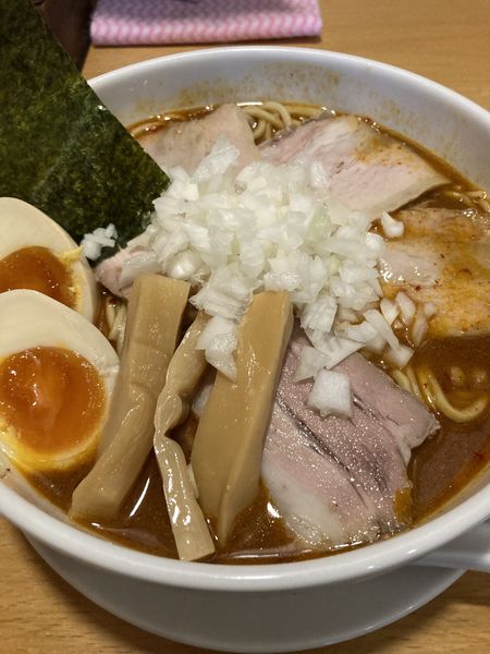 「あかすぎる濃厚煮干しそば大」@煮干そば とみ田の写真