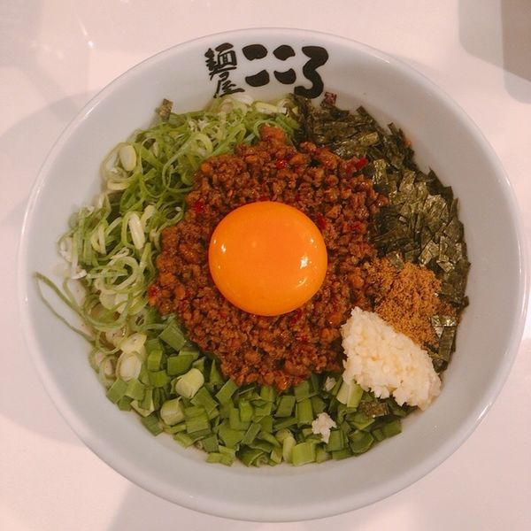 「まぜそば」@麺屋こころ 船橋店の写真