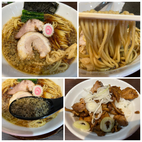 「こってりラーメン 800円 チャーシュー丼 200円」@ラーメン 一樹の写真