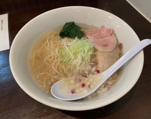 「貝出汁塩らぁ麺」@貝出汁らぁ麺 燈やの写真