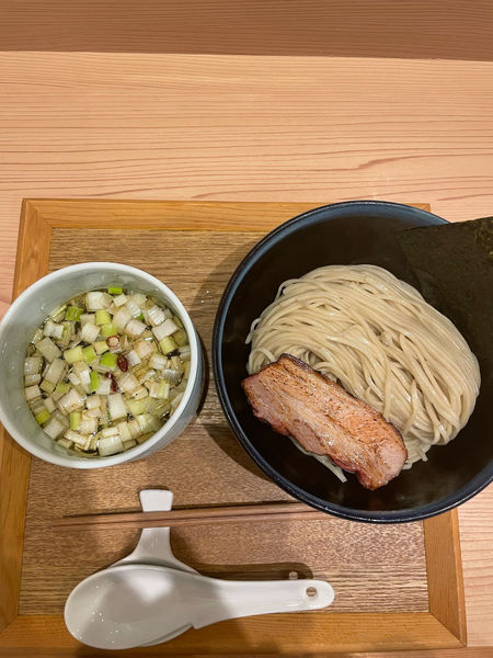 「青唐辛子酸辛つけ蕎麦(950円)」@中華蕎麦 時雨の写真