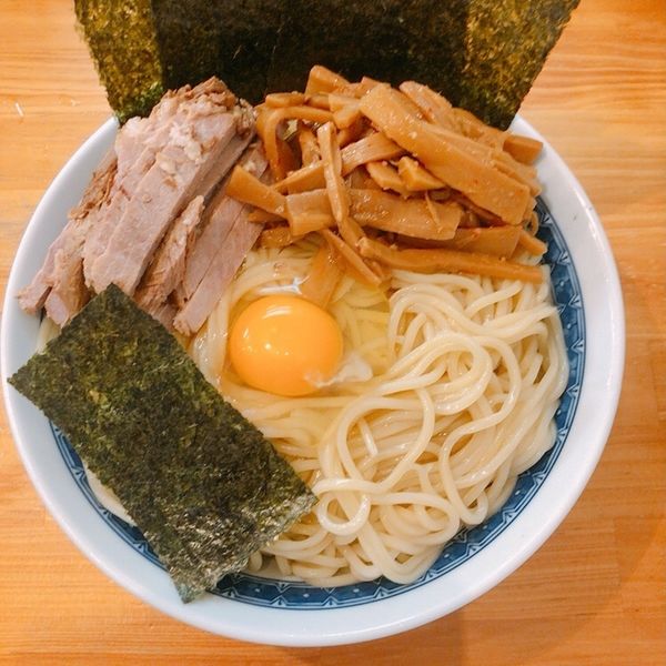 「冷やし油そば(にんにく油)」@自家製中華そば としおかの写真