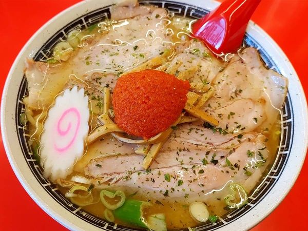 「からみそチャーシューメン（大盛）」@龍上海 赤湯本店の写真