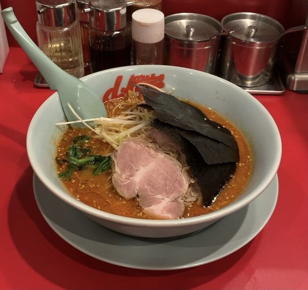 「辛味噌ネギチャーシューメン 大辛」@ラーメン山岡家 蘇我店の写真