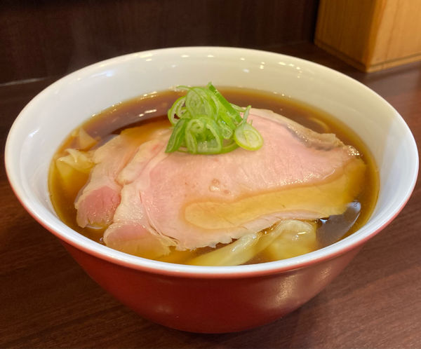 「【限定】淡麗煮干し＋ワンタン」@とものもとの写真