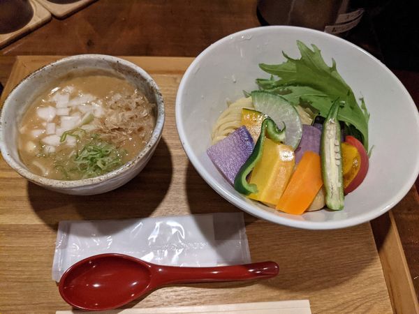 「無添加つけ麺1000円」@麺処 竹川の写真