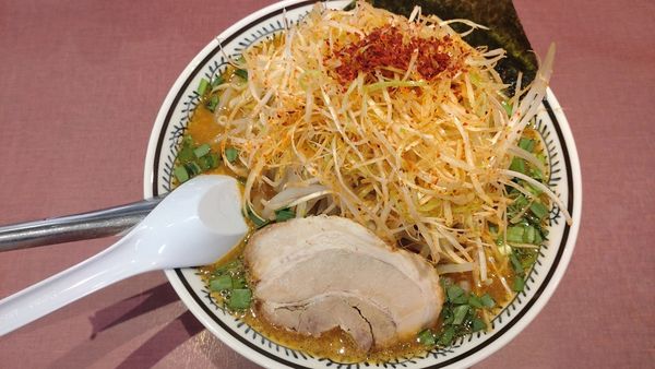 「辛ねぎ味噌ラーメン」@丸源ラーメン 新鎌ケ谷店の写真