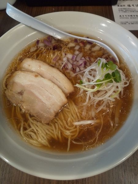 「貝出汁醤油そば800円」@貝出汁中華そば 源太郎の写真