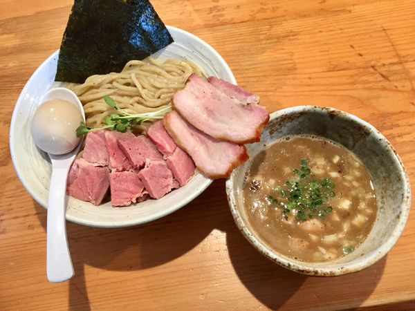 「特製濃厚魚介つけ麺(中)【1280】」@KEN軒の写真