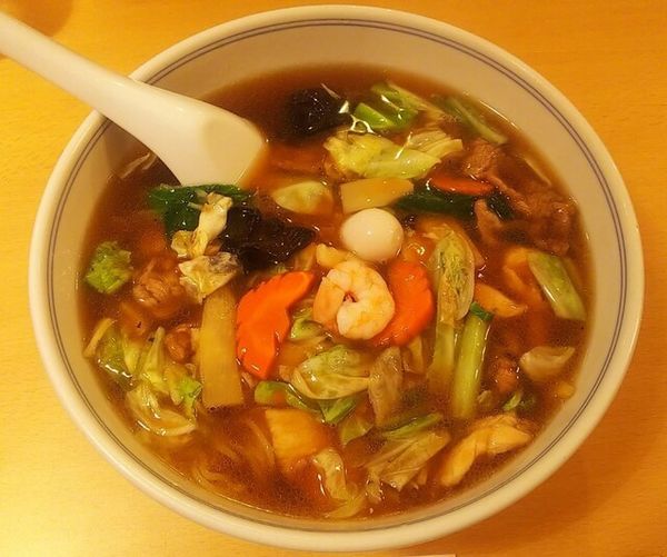 「五目うま煮そば980円」@桃華楼の写真