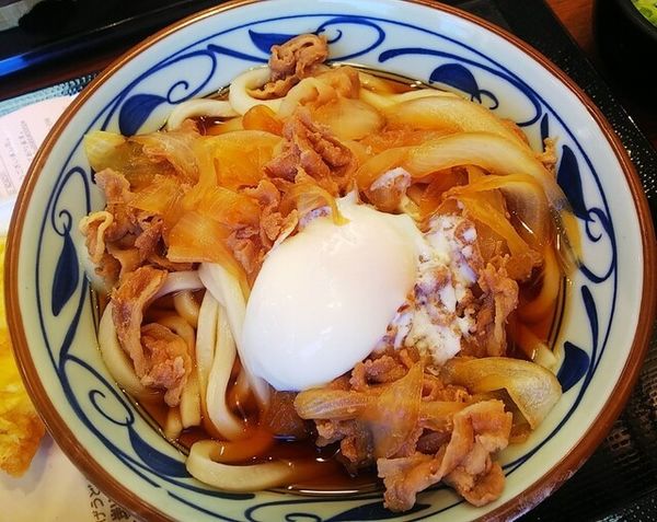 「豚玉ぶっかけ大700円」@丸亀製麺 山形店の写真