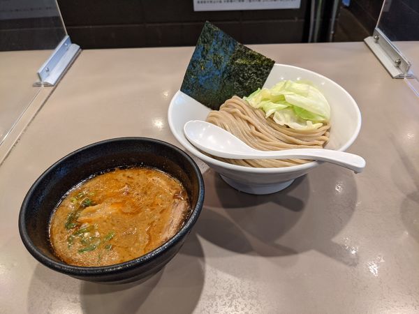 「海老つけ麺（麺少なめ、肉まし）」@つけ麺 五ノ神製作所の写真