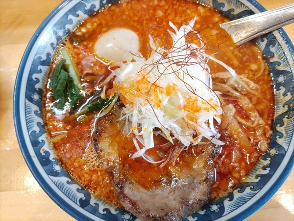 「辛そば（3辛）＋味玉」@ラーメン Sorenariの写真