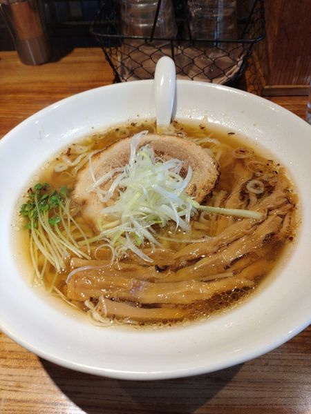「穂先メンマラーメン大盛り」@手打ちラーメン創房 舌笑家の写真