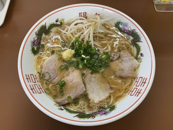 「中華そば（ニンニク）」@陽気 江波本店の写真