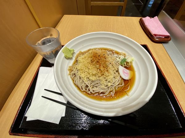 「冷やしたぬきそば420円」@そばいち 恵比寿店の写真