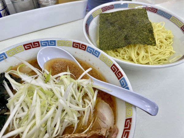 「ネギチャつけめん 中」@◯つばき食堂の写真