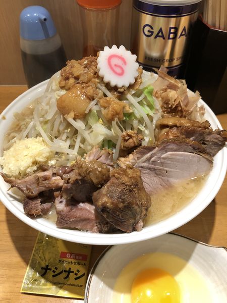 「塩生姜ラーメン(大)+生たまご+ナシナシ」@麺屋 神工の写真