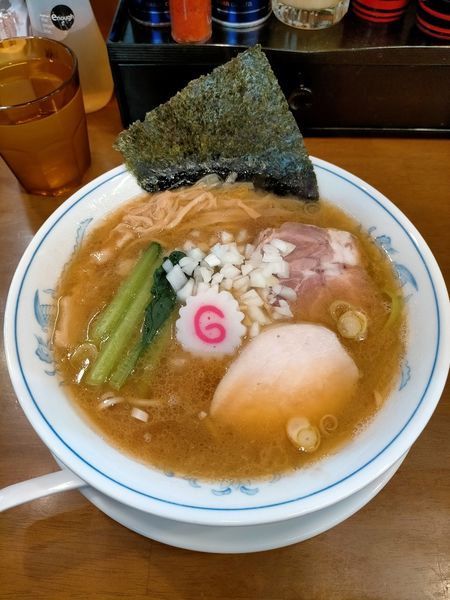 「濃厚鶏しょうゆラーメン」@らーめん曳舟の写真