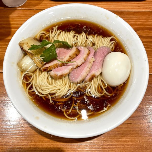 「【限定①】鴨蕎麦 ￥800」@麺屋 真心の写真