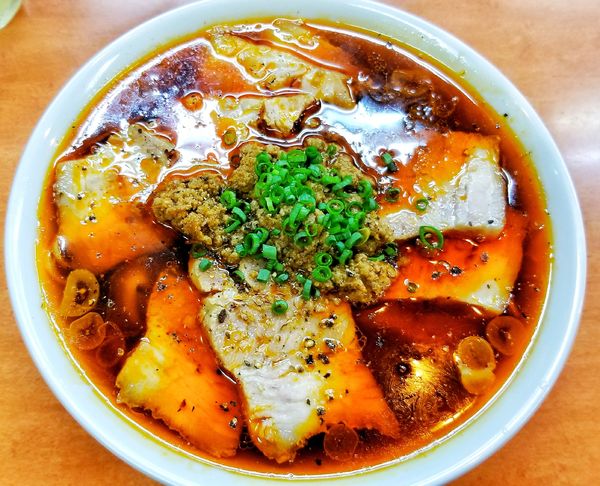 「チャーシューメン辛口」@日陰の写真