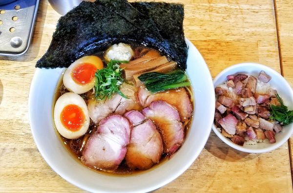 「特製醤油そば（手もみ麺）」@麺処 いち林の写真
