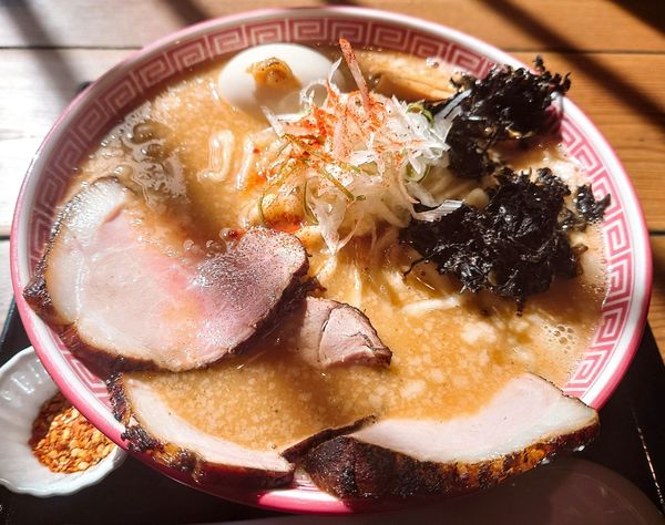 「焼味玉味噌そば【金曜日限定】」@麺切り 白流の写真