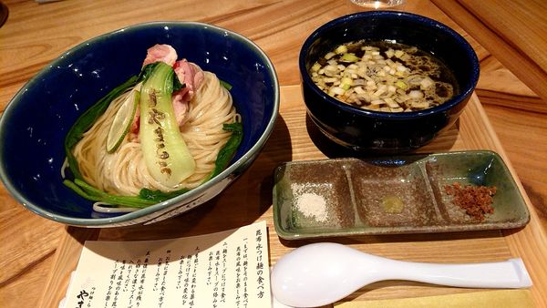 「昆布水つけ麺(900円税込)」@つけ麺 らぁ麺 やまこうの写真