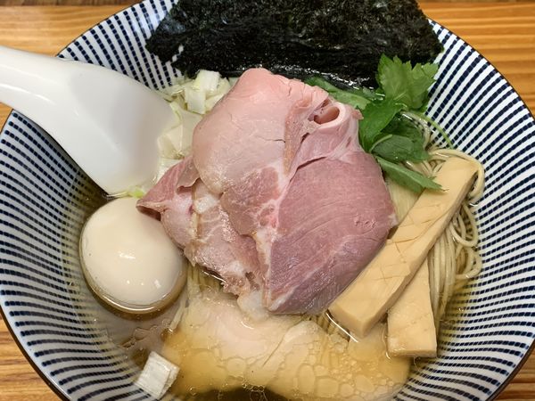 「特製煮干しそば(白醤油)  960円」@中華そば よしかわの写真