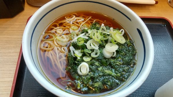 「春菊天そば480円」@吉そば 中目黒店の写真