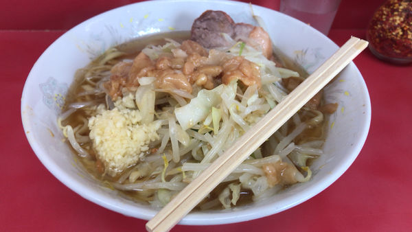 「ぶた２枚入　小ラーメン　￥700」@ラーメン二郎 環七一之江店の写真