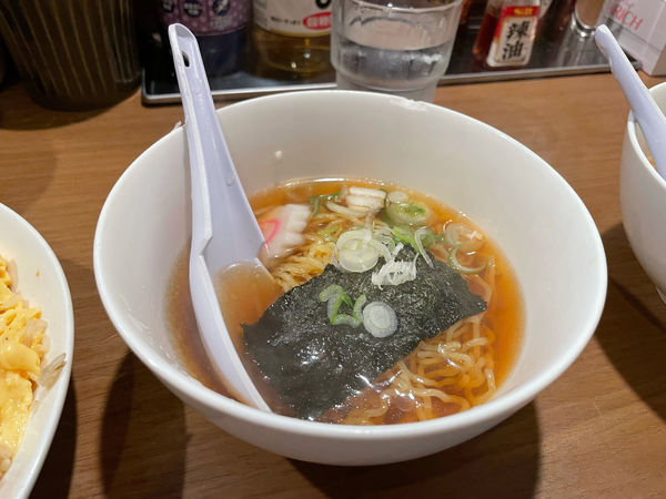 「チャーシュー玉子炒飯 + おともセット」@ラーメン処 よなかそばの写真