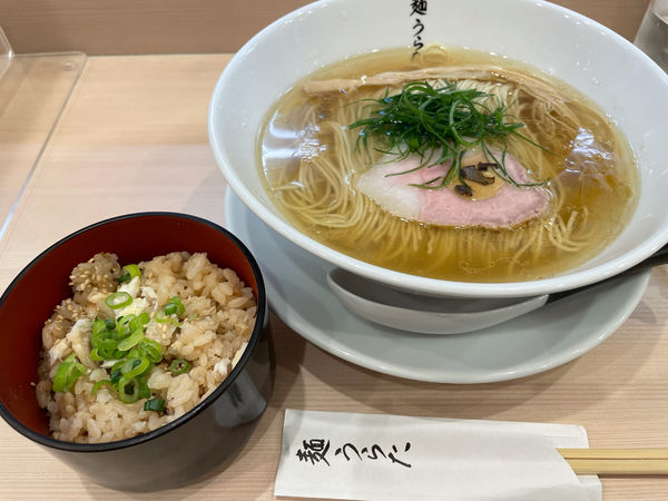 「塩SOBA 730円、鯛めし200円」@麺うらたの写真