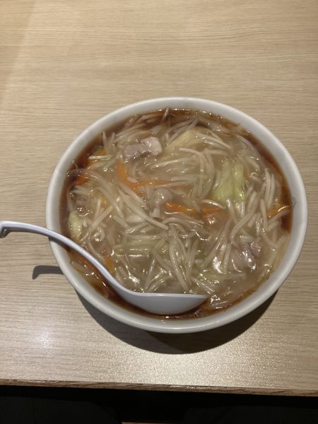 「野菜あんかけラーメン（珍来メン）」@珍来亭の写真