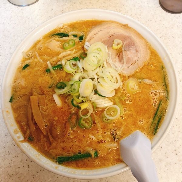「味噌ラーメン」@こってりらーめん なりたけ 津田沼店の写真