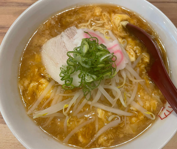 「名物。たまごラーメン」@餃子食堂マルケン 出雲中町店の写真